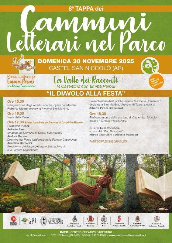 8ª Tappa dei Cammini Letterari nel Parco "Il Diavolo alla Festa" (dalle ore 15.30)