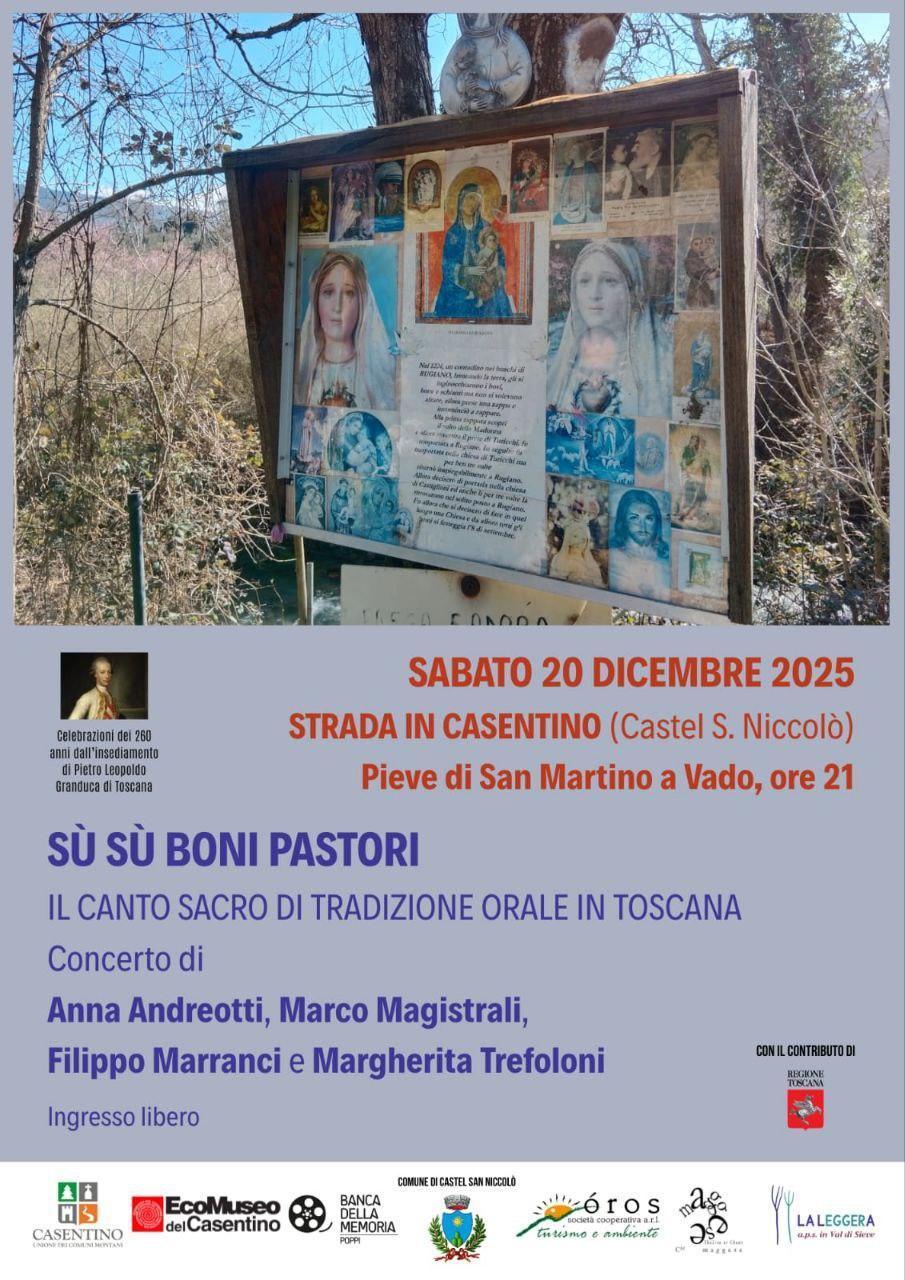"Sù Sù Boni Pastori" il Canto Sacro di Tradizione orale in Toscana (inizio ore 21:00)