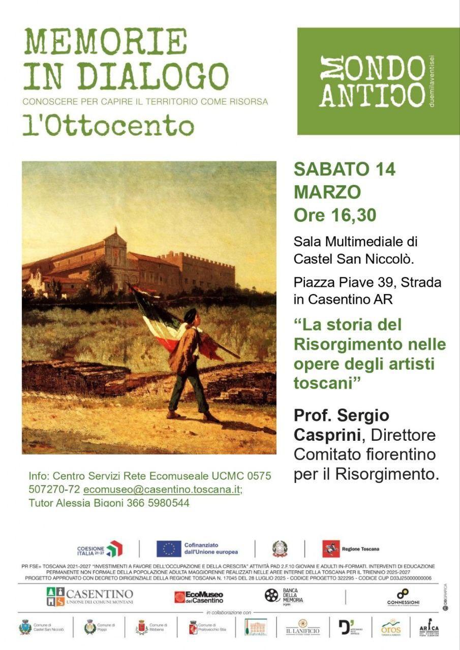 Memorie in Dialogo - Conoscere per Capire il Territorio come Risorsa - l'Ottocento (inizio ore 16.30)