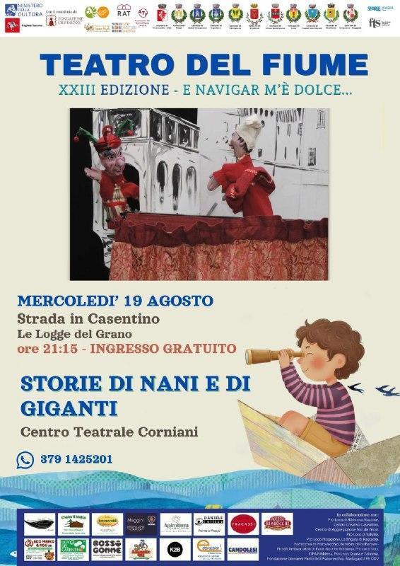 Teatro del Fiume - XXIII edizione - E Navigar m'è Dolce... "Storie di Nani e di Giganti" (inizio ore 21:15)