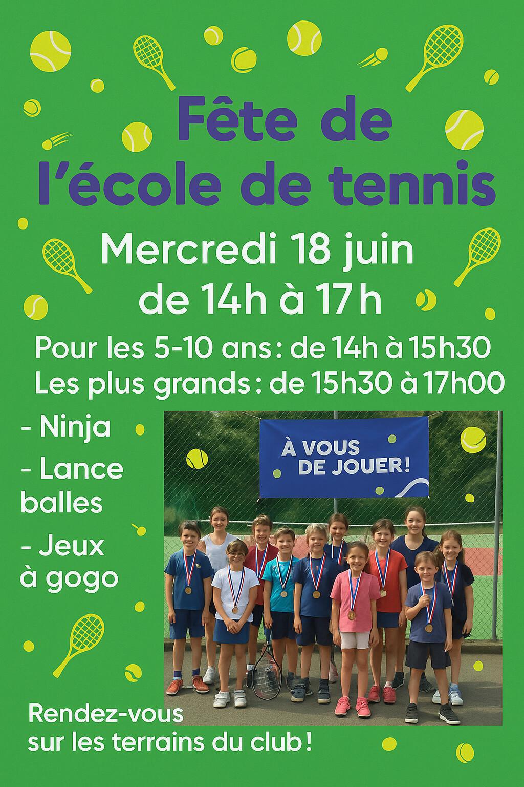 Fête de l'école de tennis 