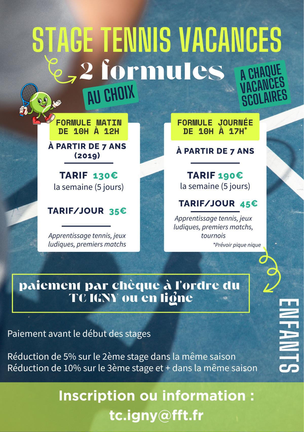 Stages enfants et adultes