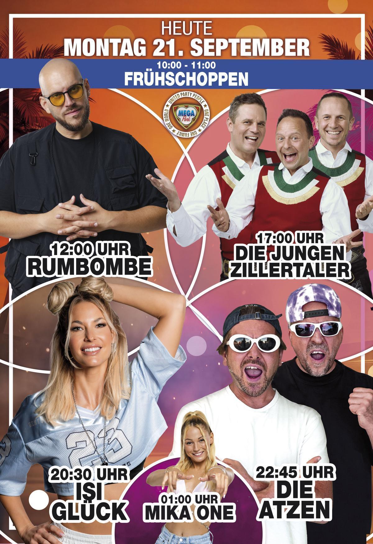 Tagesprogramm - 21.09.2026