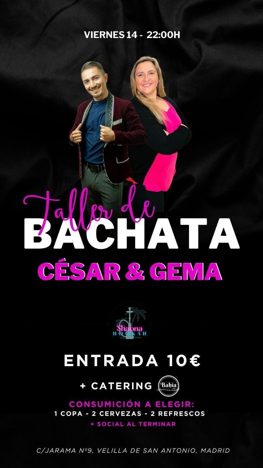 Taller de bachata - César y Gema