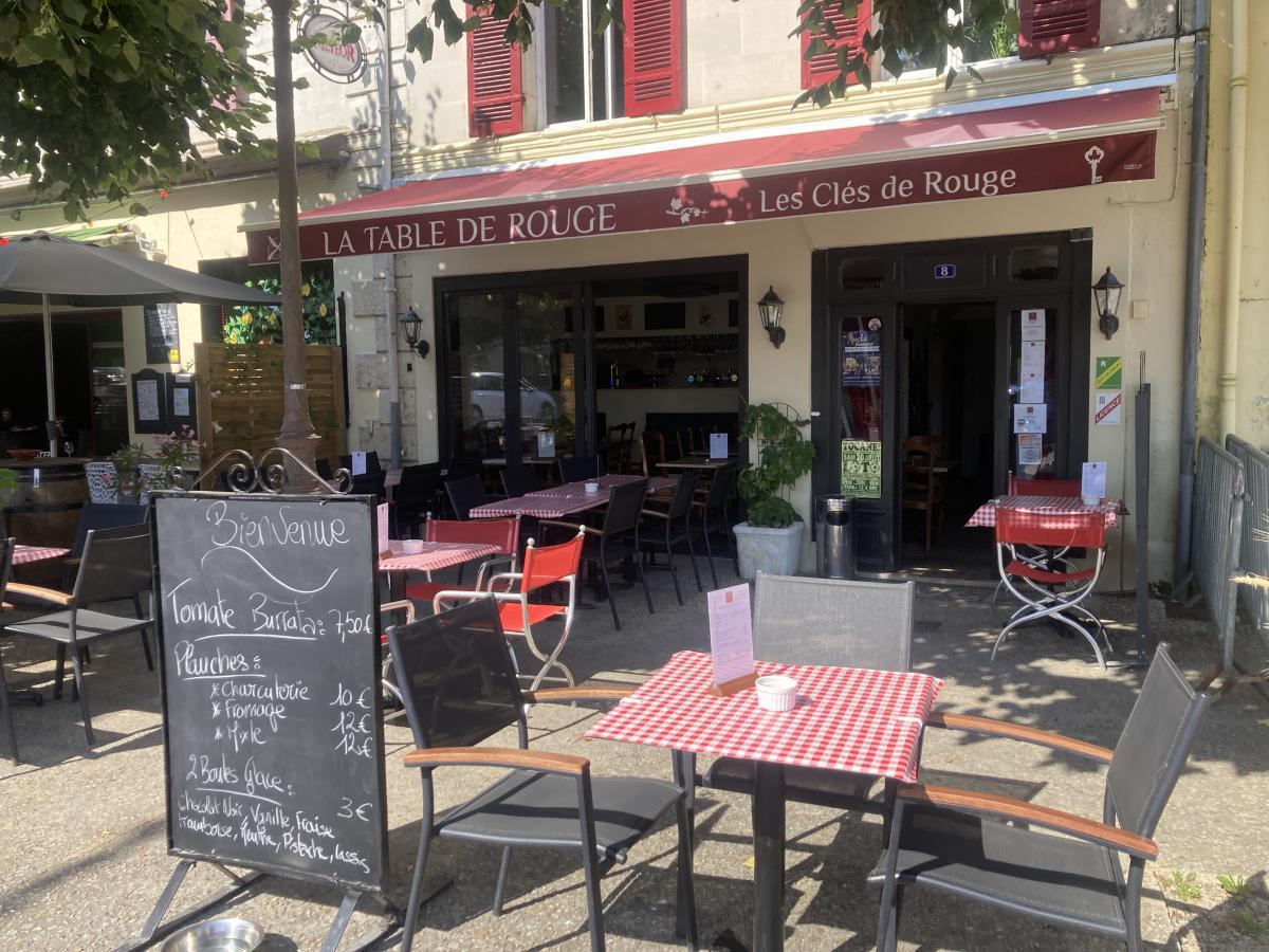 La table de rouge