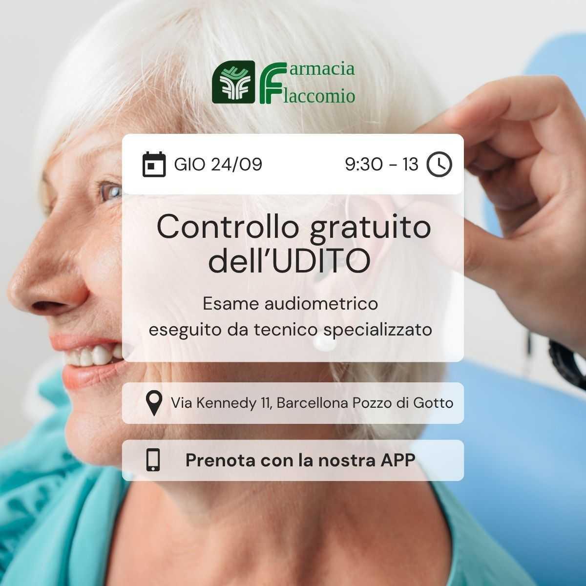 Controllo dell'udito
