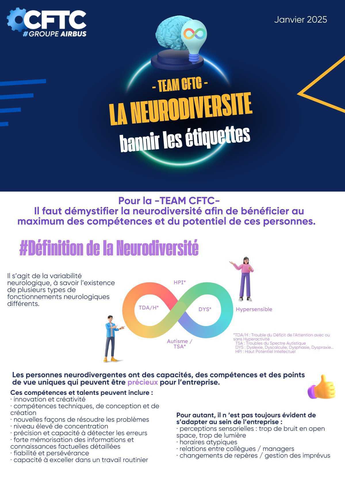 TRACT - La CFTC & la neurodiversité - Janvier 2025