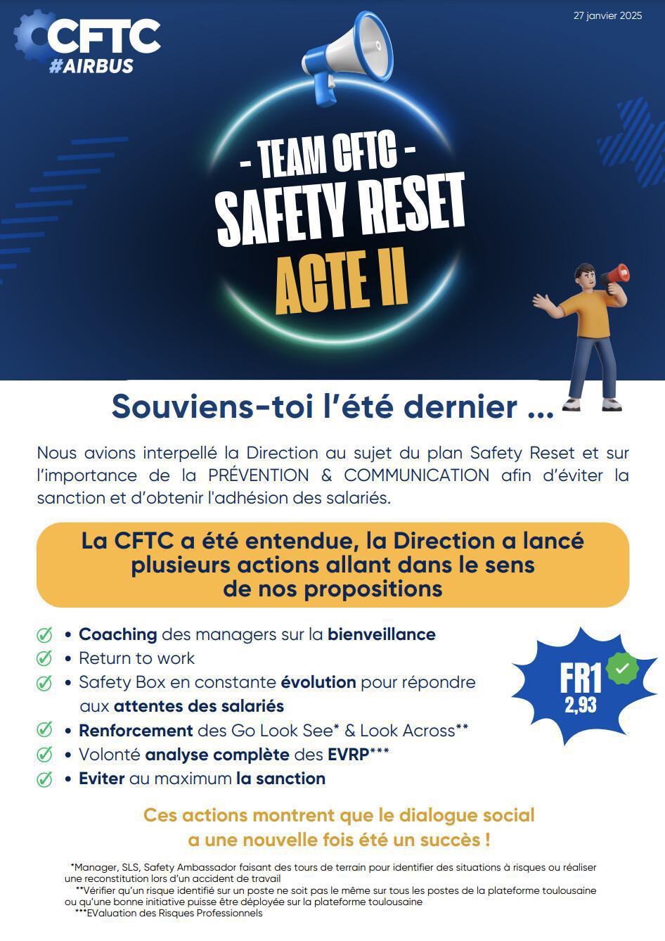 TRACT - SAFETY RESET - ACTE II - Janvier 2025