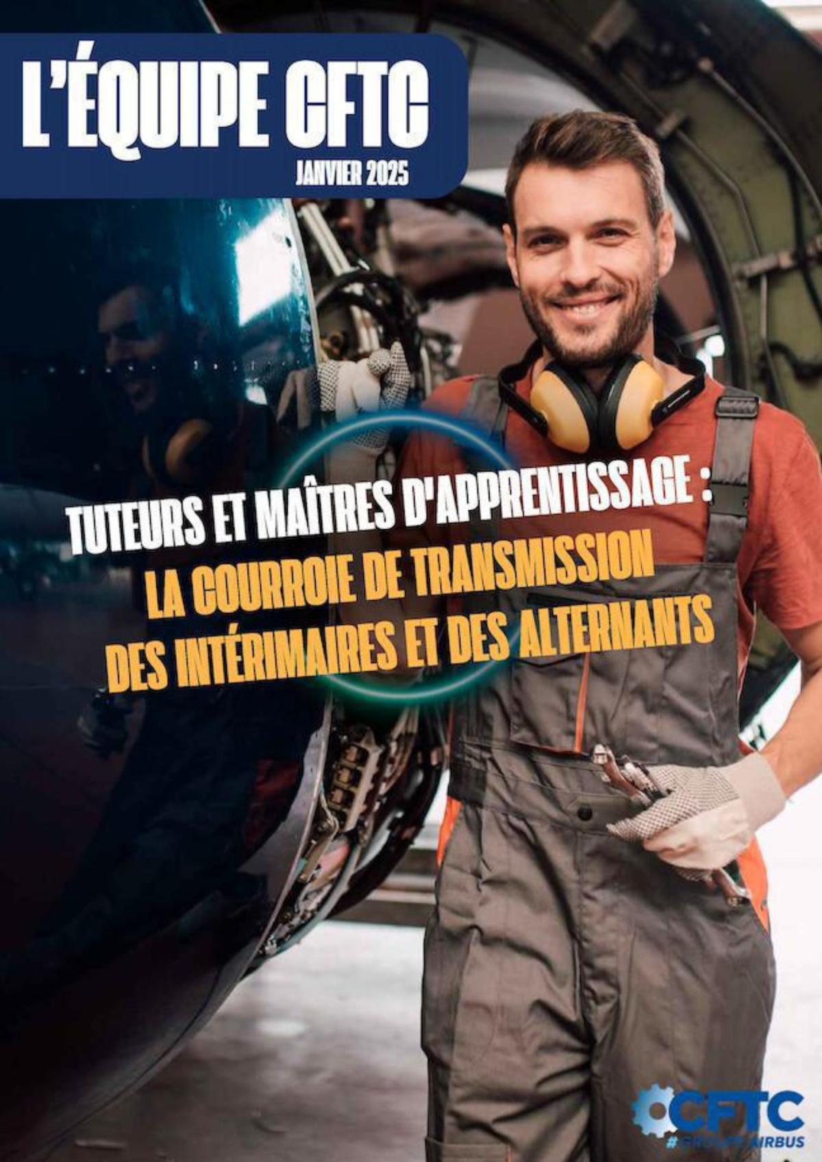 L'EQUIPE CFTC - Tuteurs et Maîtres d'apprentissage - Janvier 2025