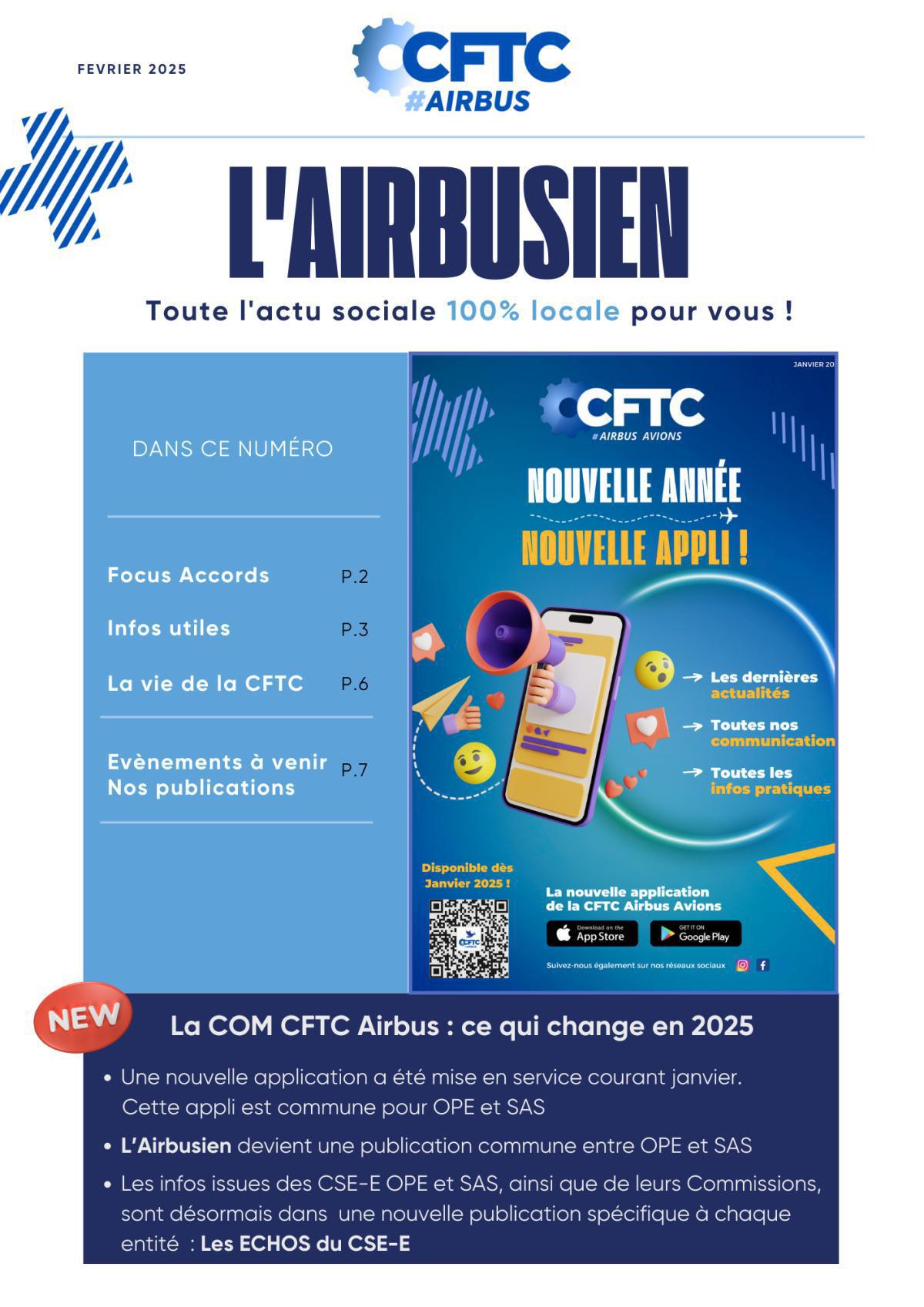 L'Airbusien, Janvier-Février 2025
