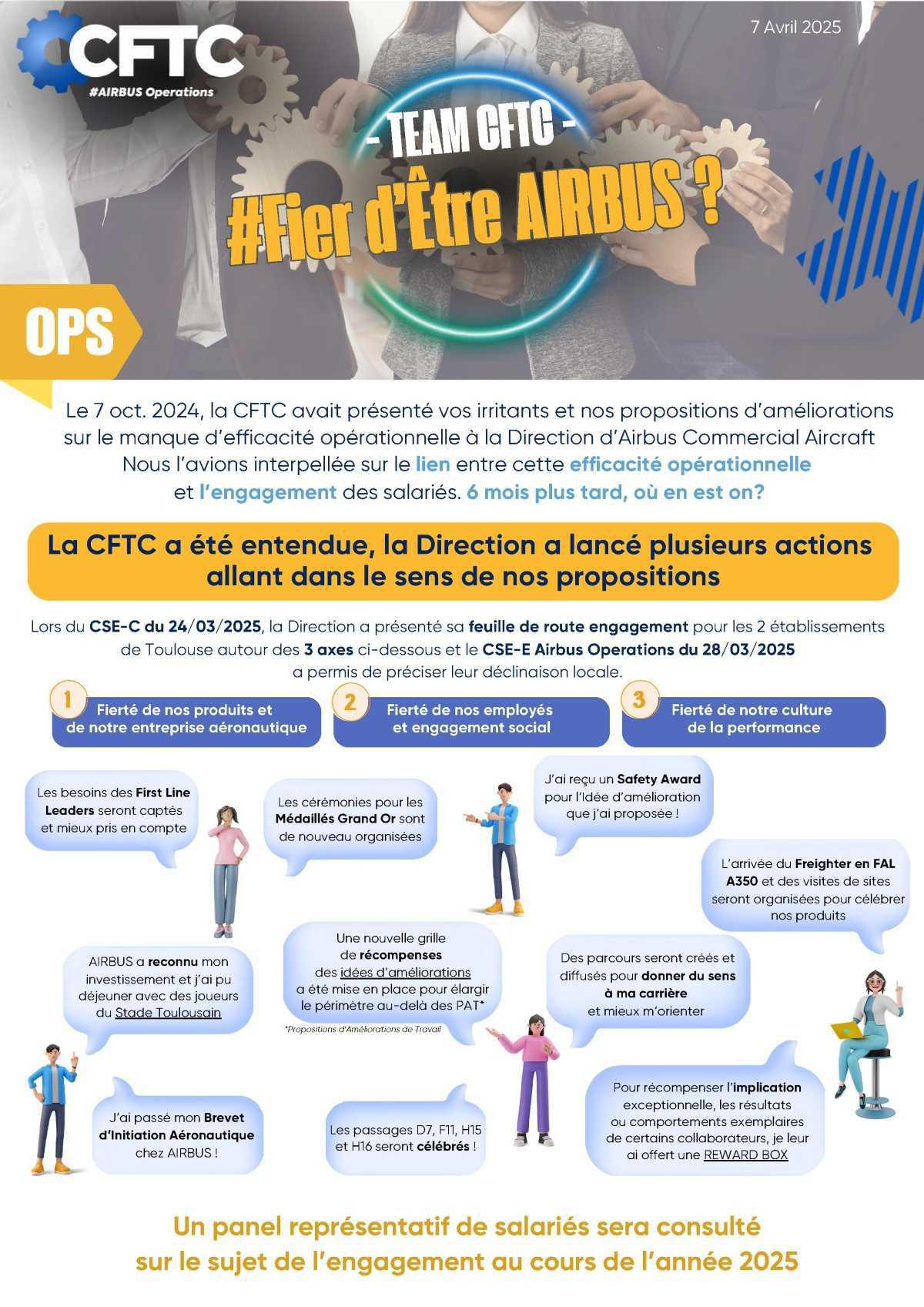 TRACT - #Fier d'Être AIRBUS? - Avril 2025
