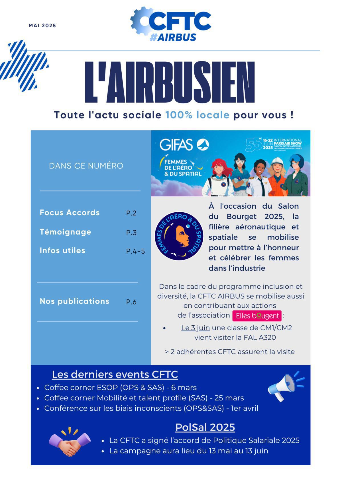 L'Airbusien, Mai 2025