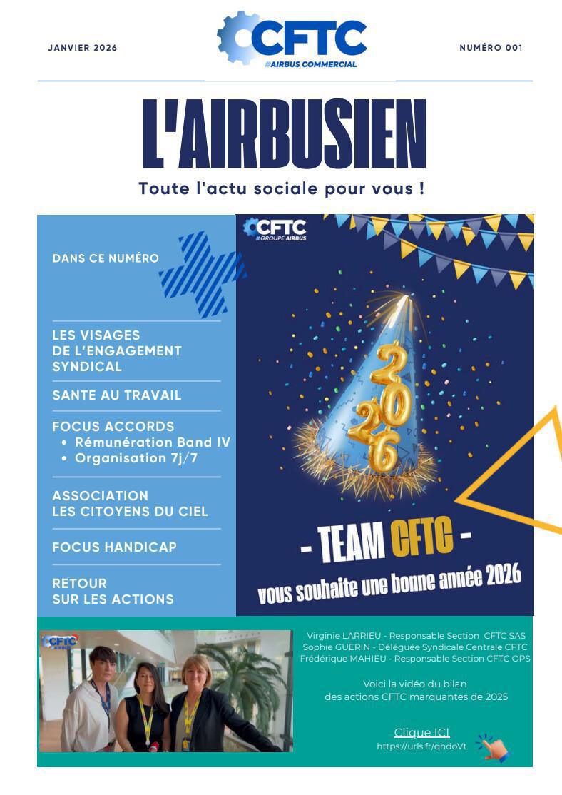 L'Airbusien, Janvier 2026