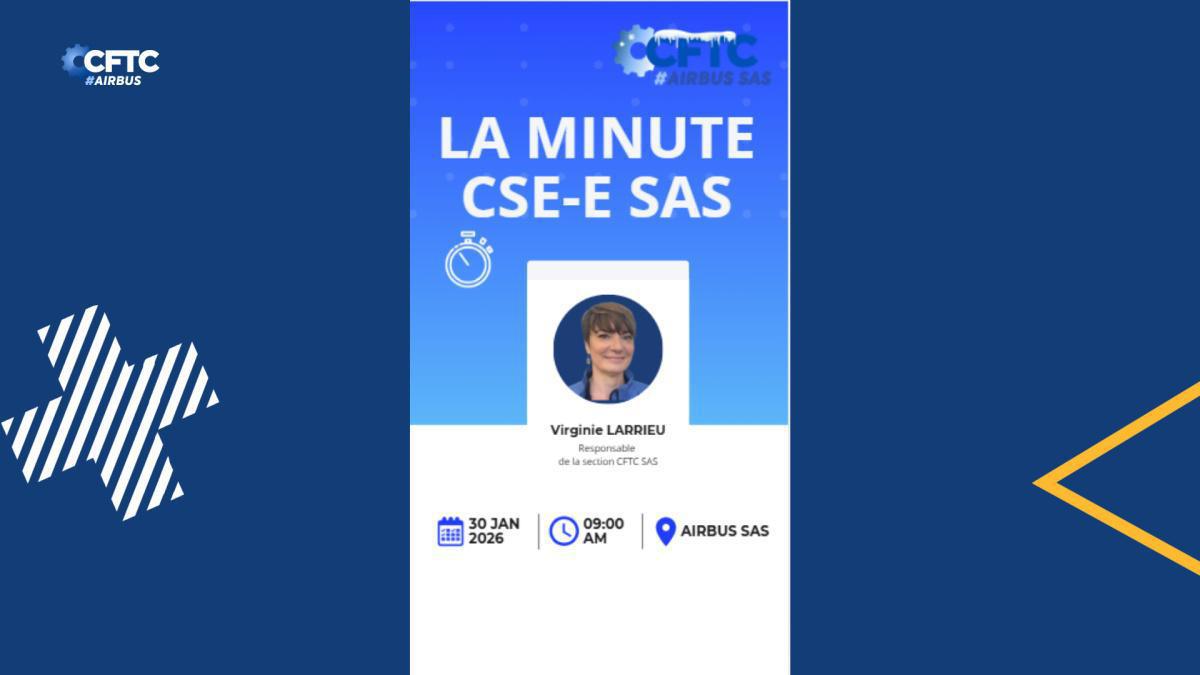 30 janvier 2026 La minute CSE, AIRBUS SAS 