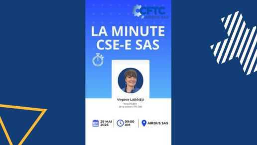 29 mai 2026 - La minute CSE, AIRBUS SAS