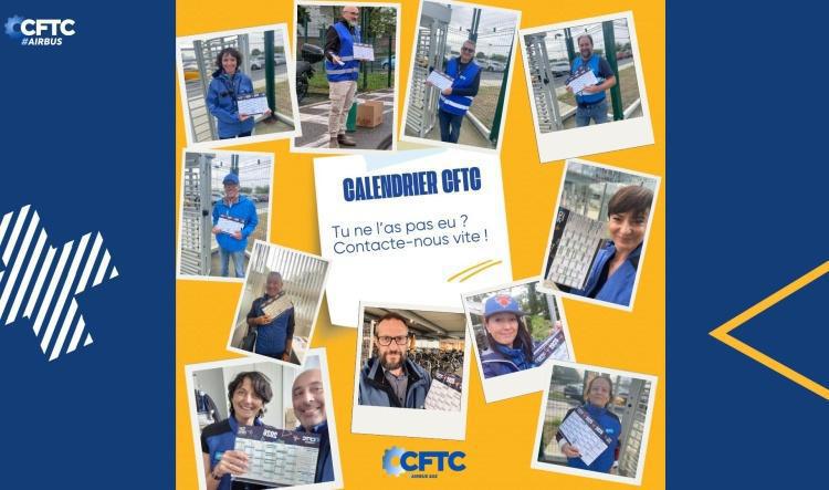 📆 CALENDRIER CFTC ✈️ La Team CFTC 💙 a distribué les nouveaux calendriers 2025/2026 📆