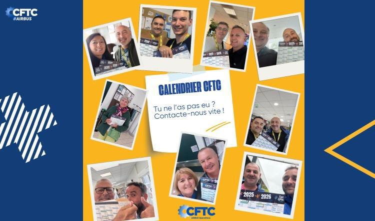 📆 CALENDRIER CFTC ✈️La Team CFTC 💙 a distribué les nouveaux calendriers 2025/2026 📆