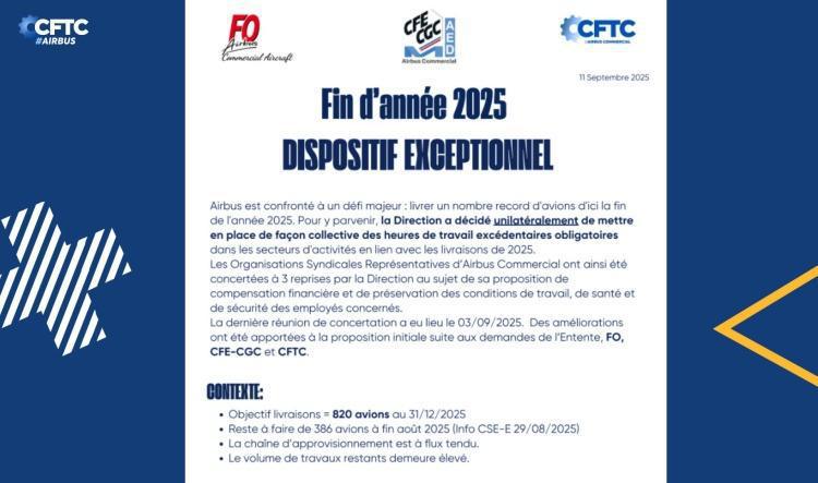  📢   Tract Entente - Dispositif exceptionnel de fin d'année 2025