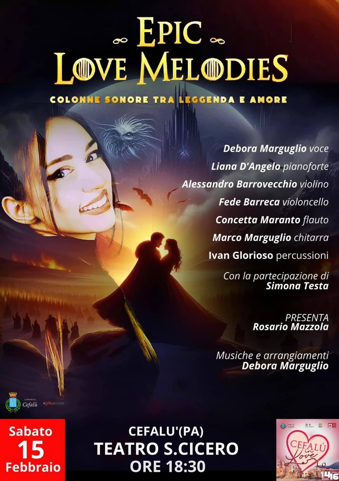 Concerto "Epic Love Melodies" Colonne sonore tra leggenda e amore (inizio ore 18.30)