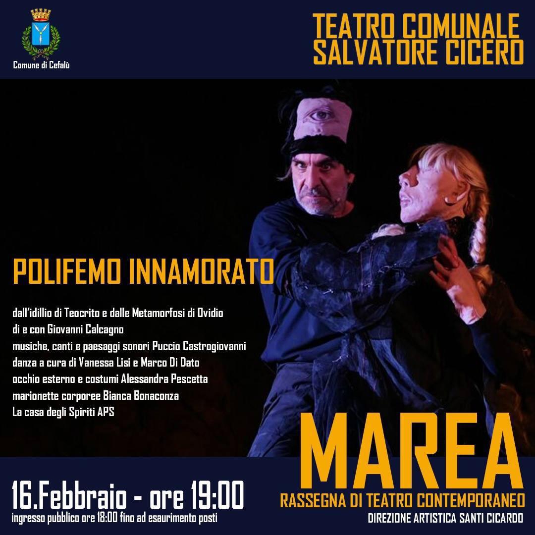 Spettacolo teatrale "Polifemo innamorato" di e con Giovanni Calcagno (inizio ore 19.00)