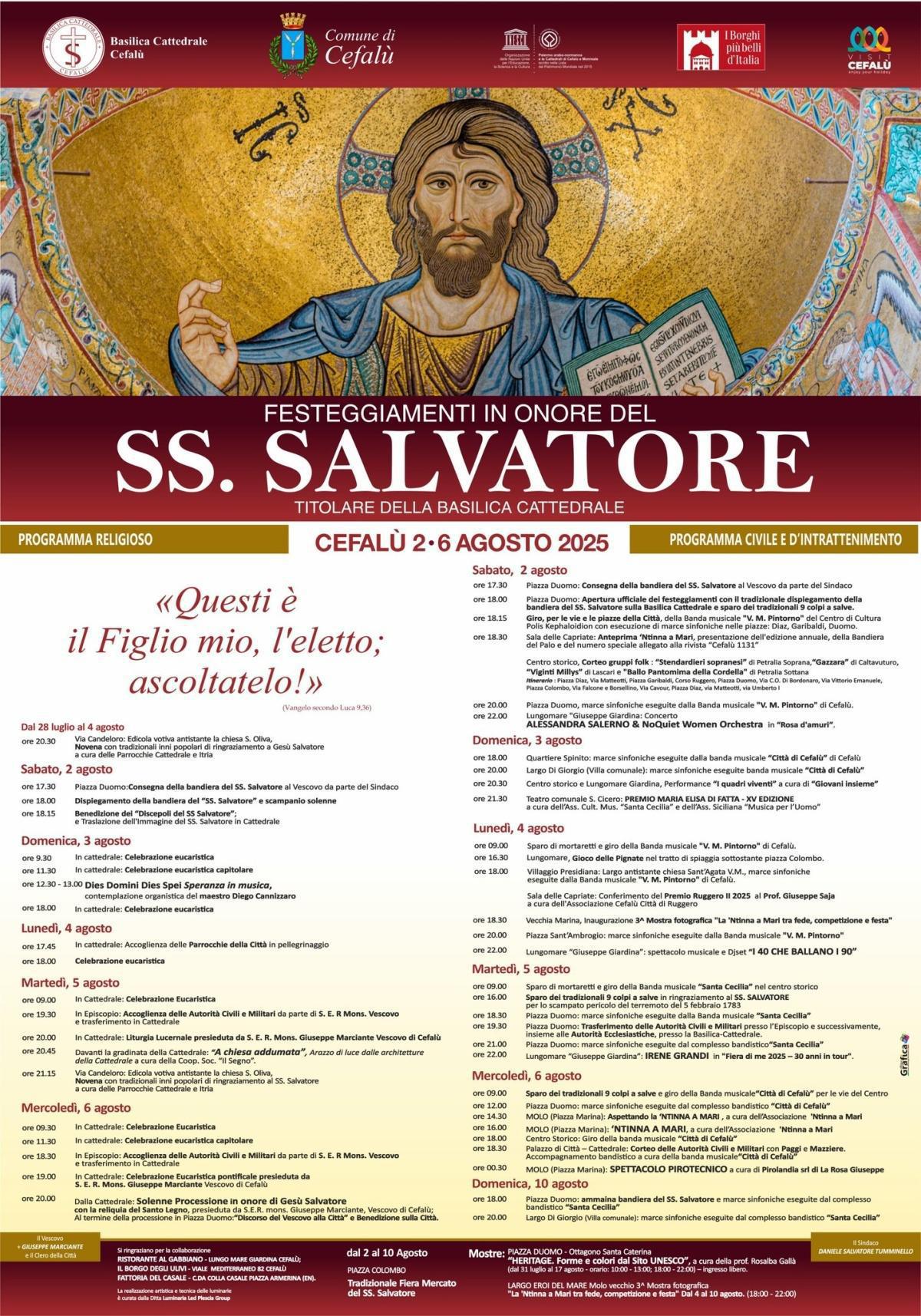 Festeggiamenti in onore del SS. Salvatore