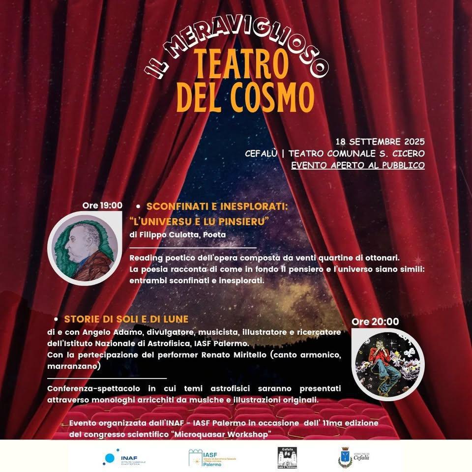 Il Meraviglioso Teatro del Cosmo (dalle ore 19:00)
