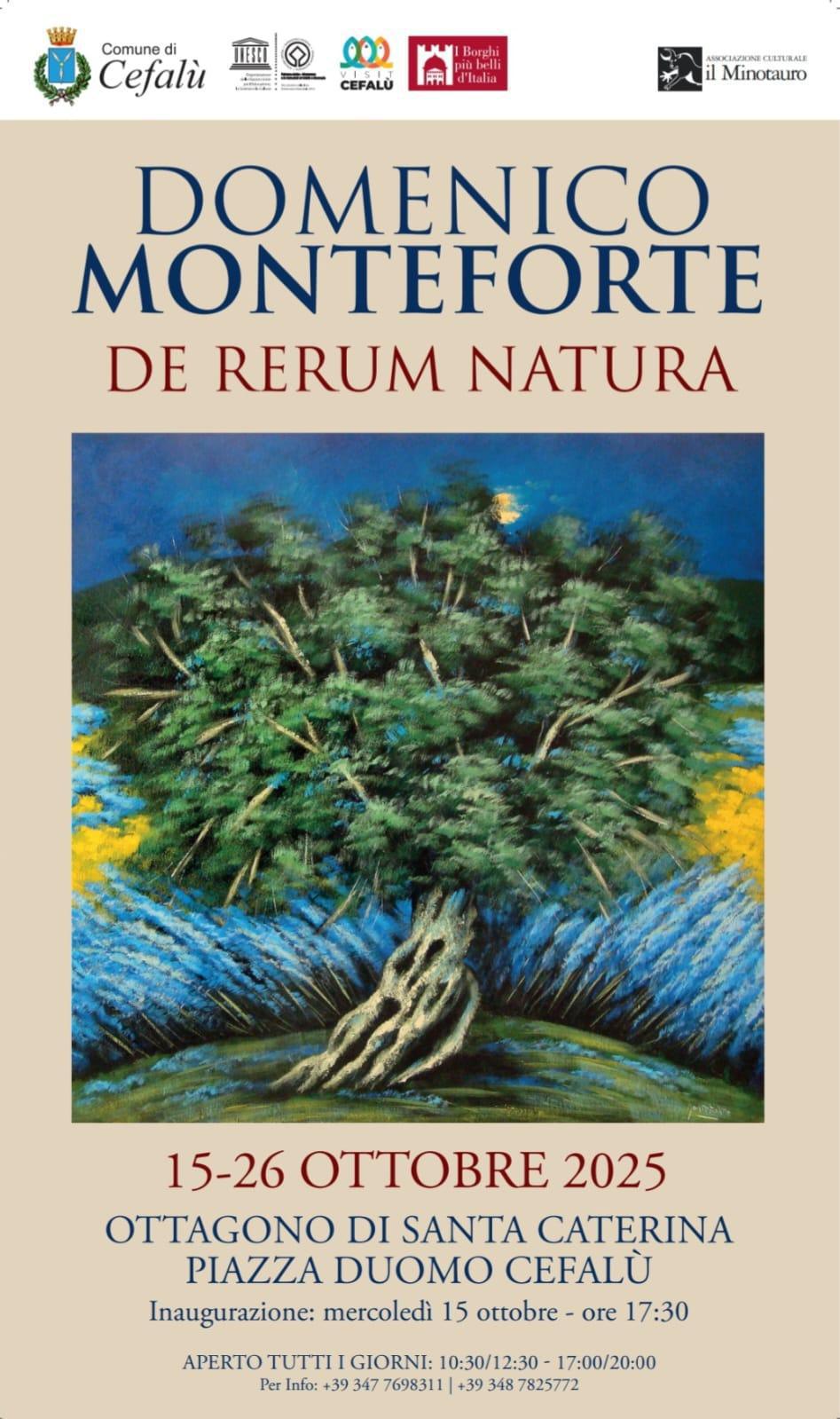 Mostra personale di Domenico Monteforte "De Rerum Natura" Mostra personale di Domenico Monteforte "De Rerum Natura"