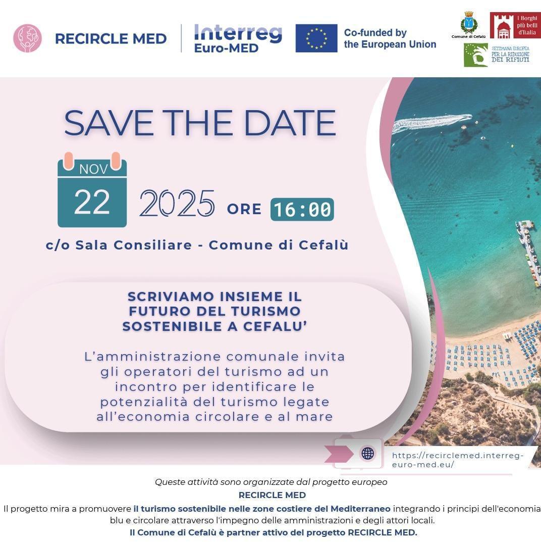 Workshop RECIRCLE MED - presentazione progetto COMIECO "Fai la differenza. Mettilo nel sacco...di carta!" (inizio ore 16:00) Workshop RECIRCLE MED - presentazione progetto COMIECO "Fai la differenza. Mettilo nel sacco...di carta!" (inizio ore 16:00)