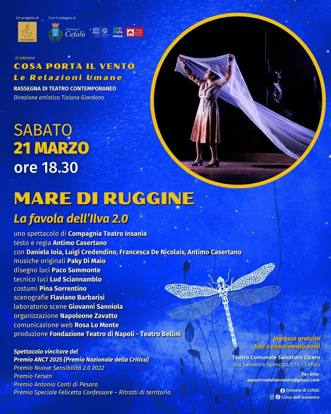 Mare di Ruggine - La favola dell'Ilva 2.0 (inizio ore 18.30)