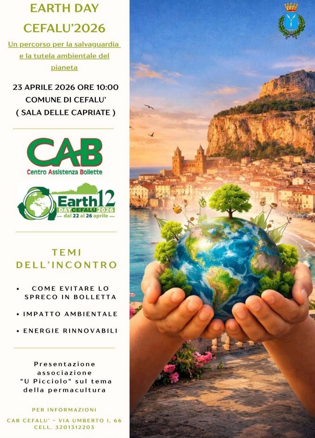 Convegno CAB sul risparmio energetico e l'educazione al consumo (come evitare lo spreco in bolletta, impatto ambientale delle utenze, focus sul fotovoltaico e energia rinnovabile) (inizio ore 10.00)