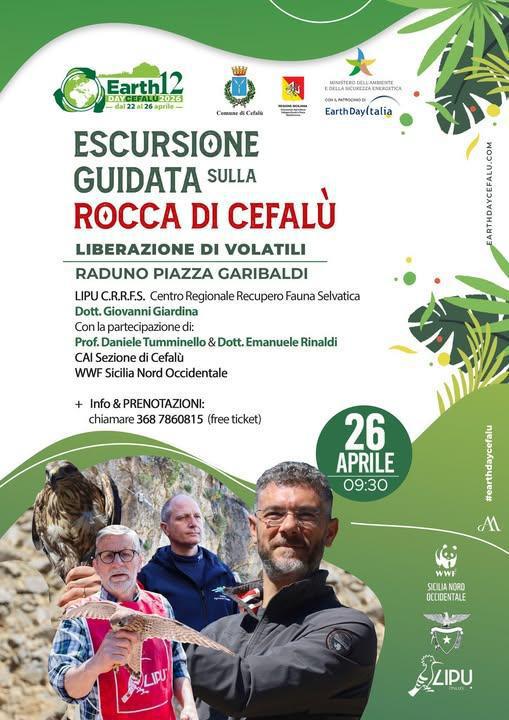 Escursione guidata sulla Rocca di Cefalù e Liberazione di volatili (Raduno ore 9.30)