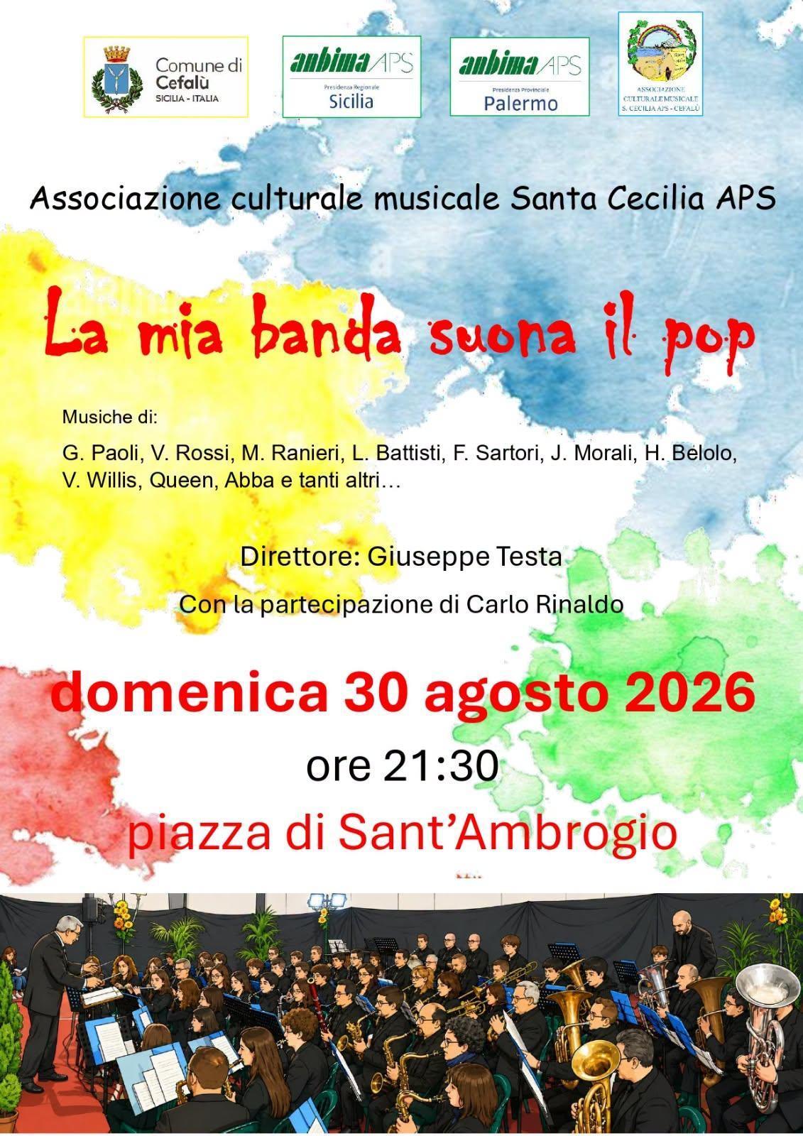 Concerto "La mia banda suona il Pop" (start h. 21:30)