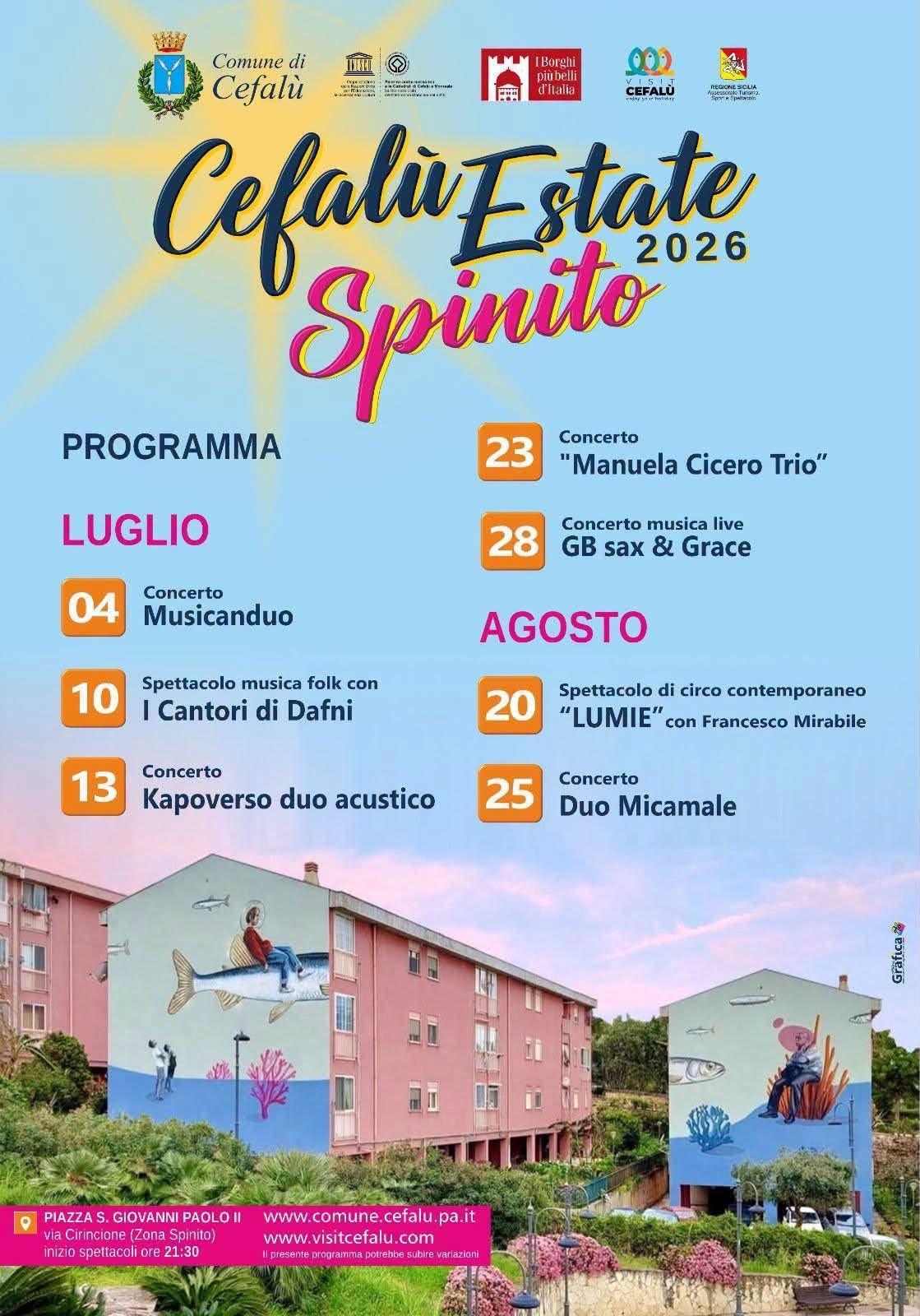 Spettacolo di circo contemporaneo "Lumie" (start h. 21:30)