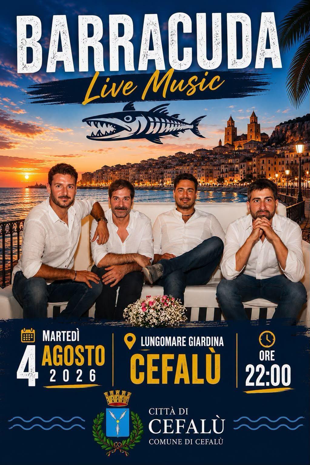 Concerto "Barracuda Entertainment" (inizio ore 22:00)