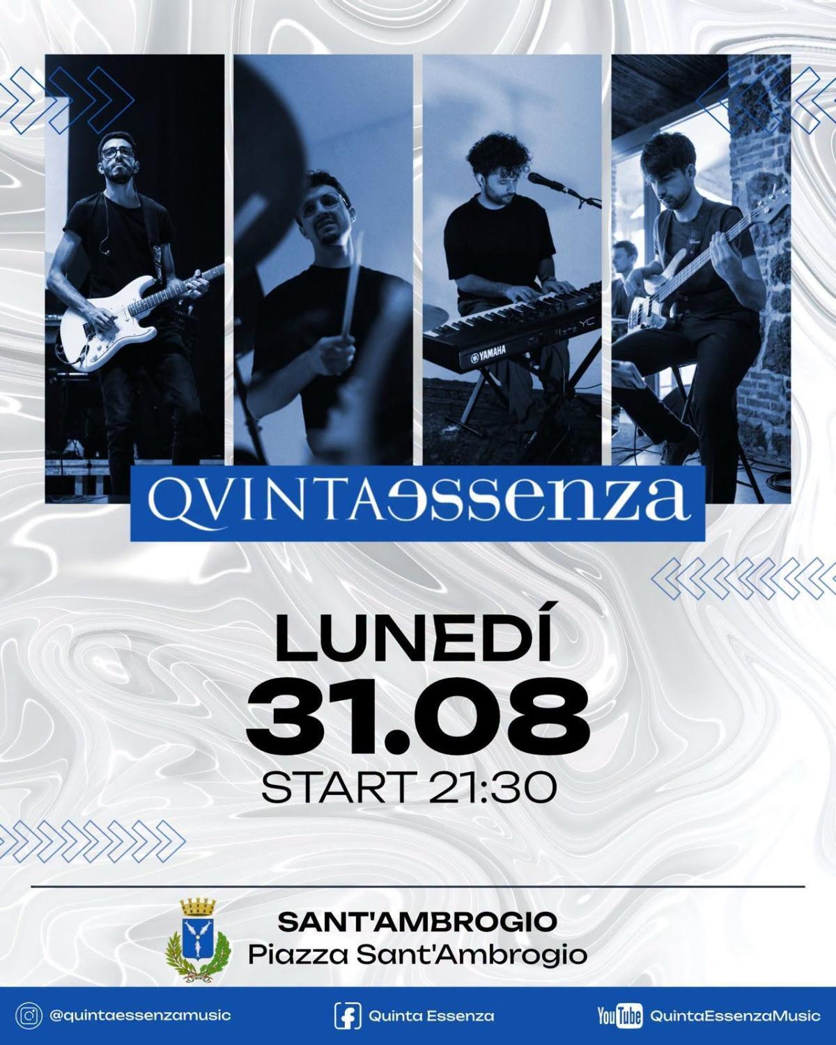 Concerto Quintessenza (inizio ore 21:30)