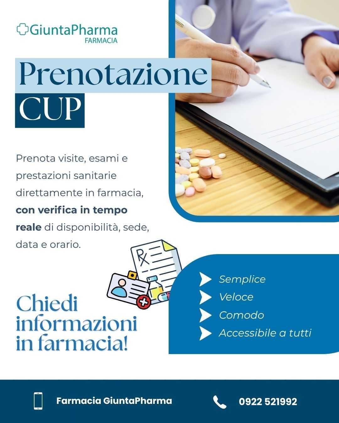 Prenotazione CUP Prenotazione CUP