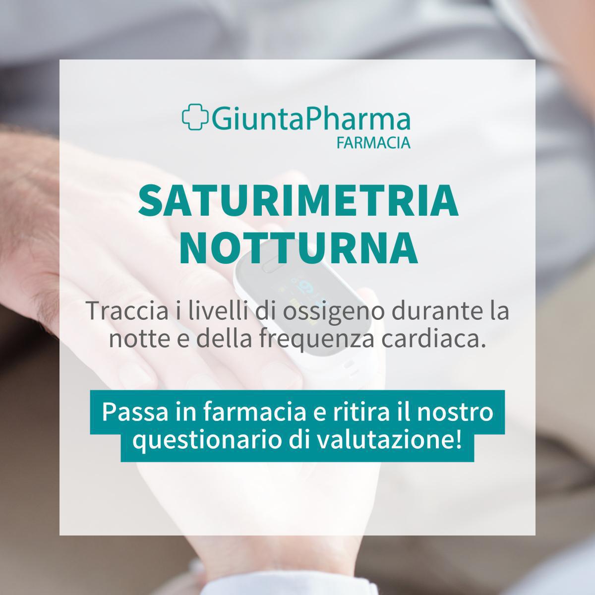  SATURIMETRIA NOTTURNA - esame gratuito