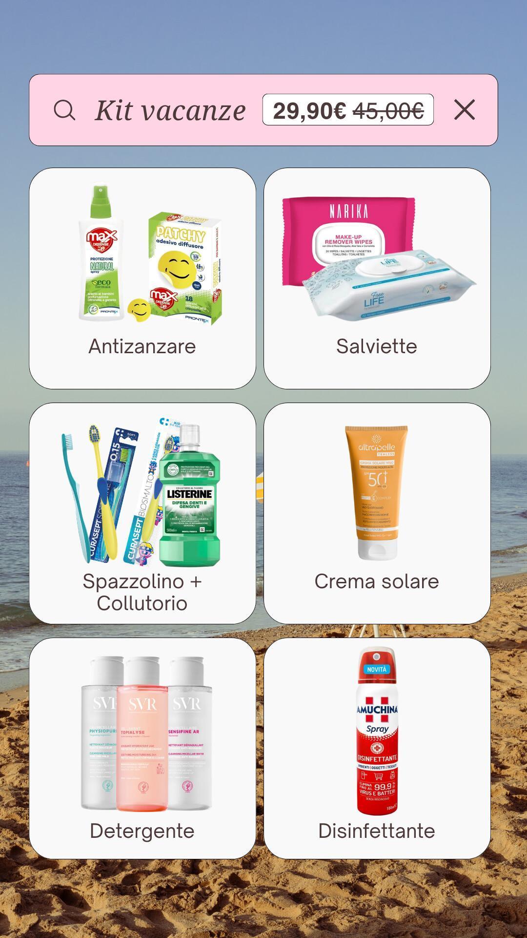 Kit vacanze per te!