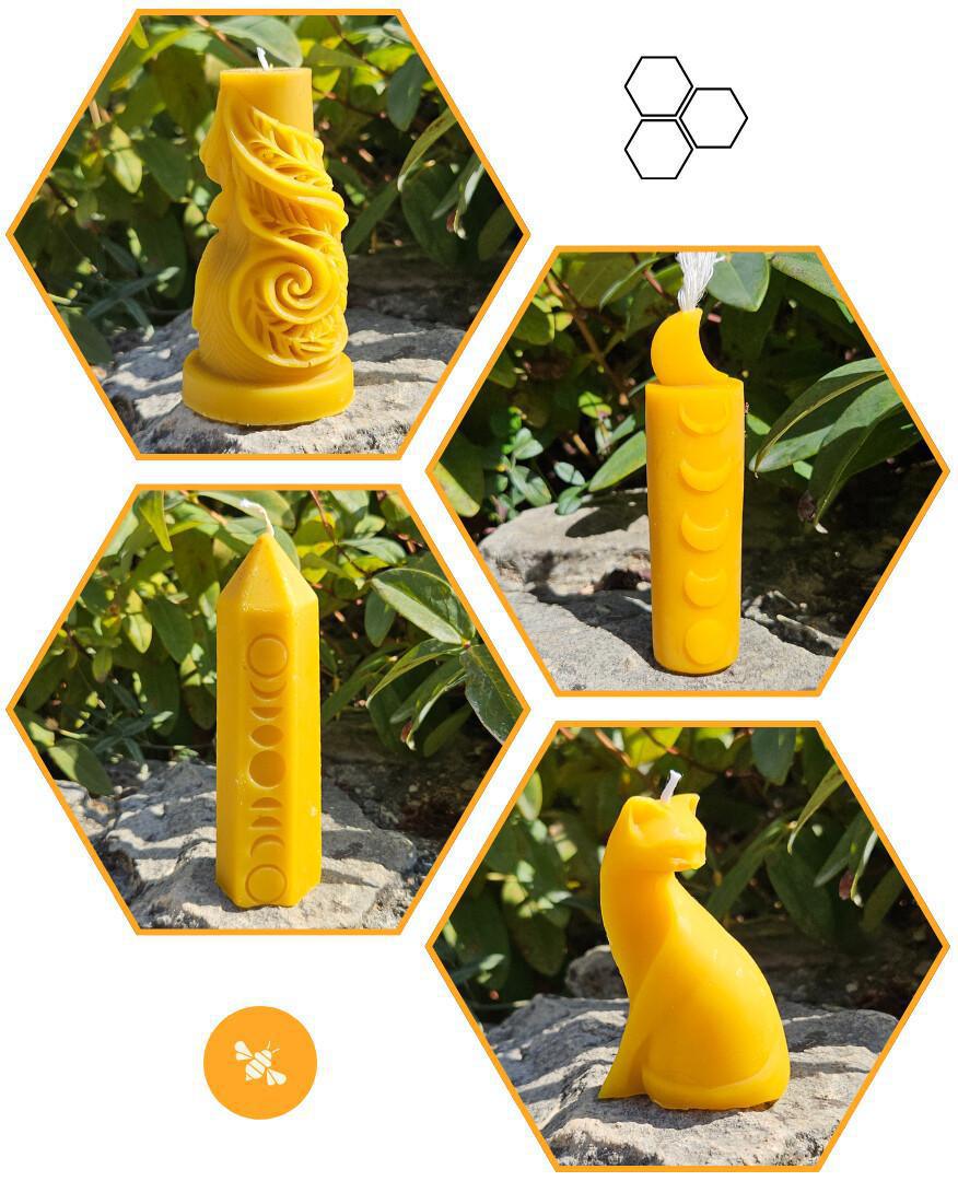 ✨ Bougies Cire d’Abeille !
