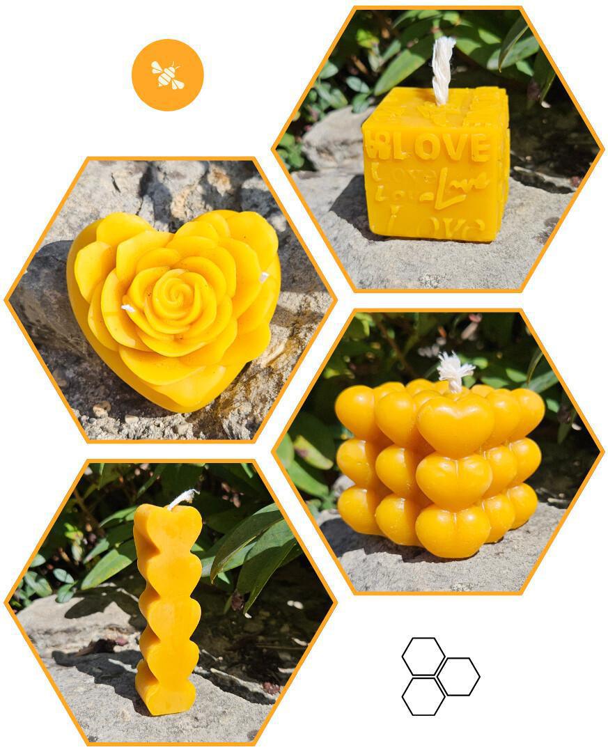 ✨ Bougies Cire d’Abeille !