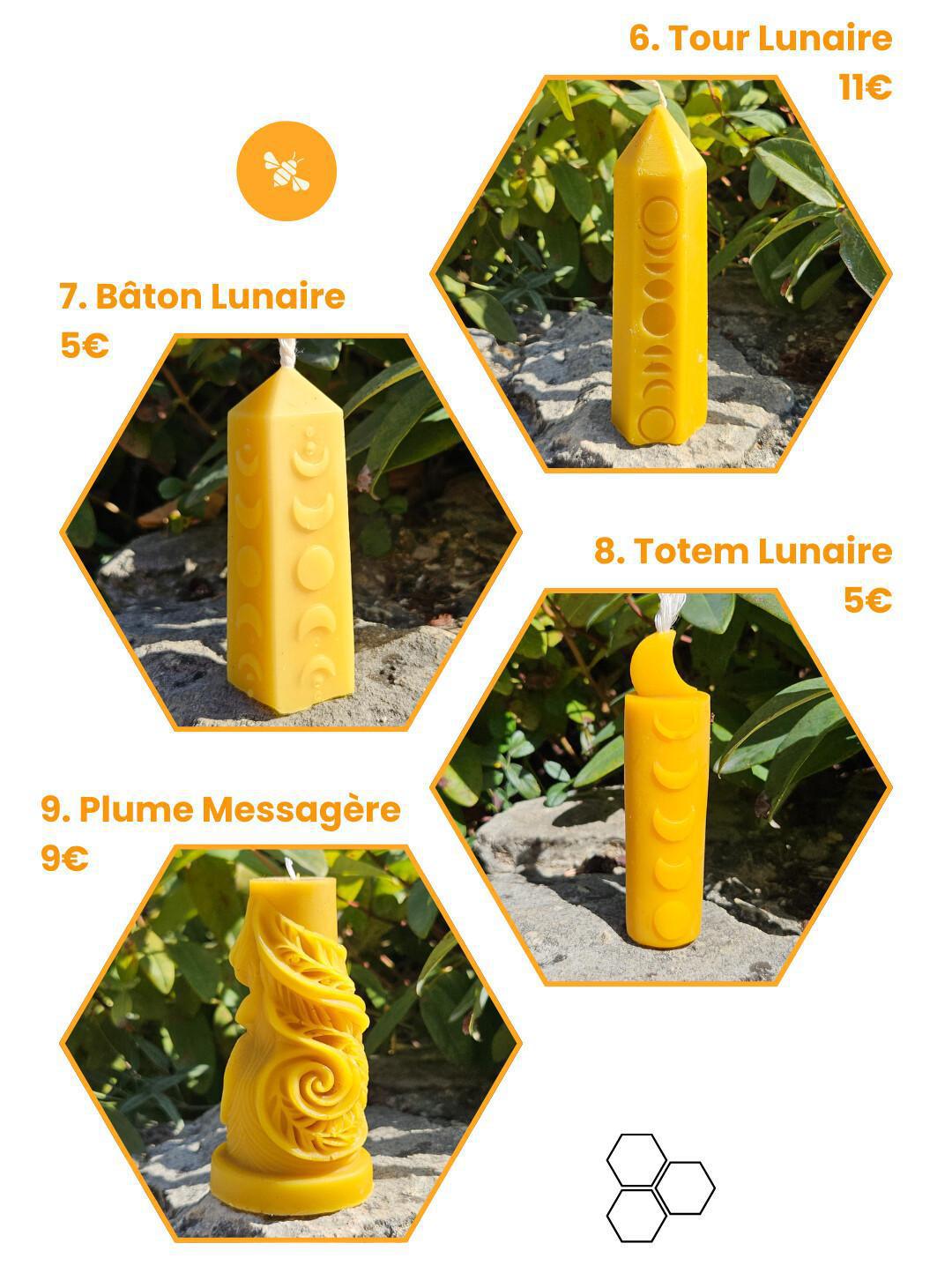 ✨ Bougies Cire d’Abeille !
