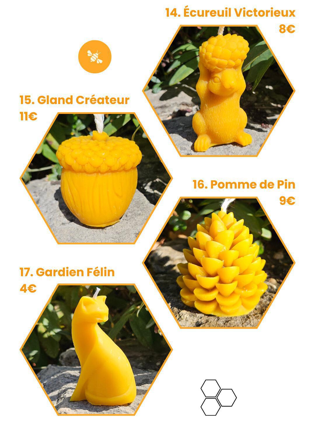 ✨ Bougies Cire d’Abeille !