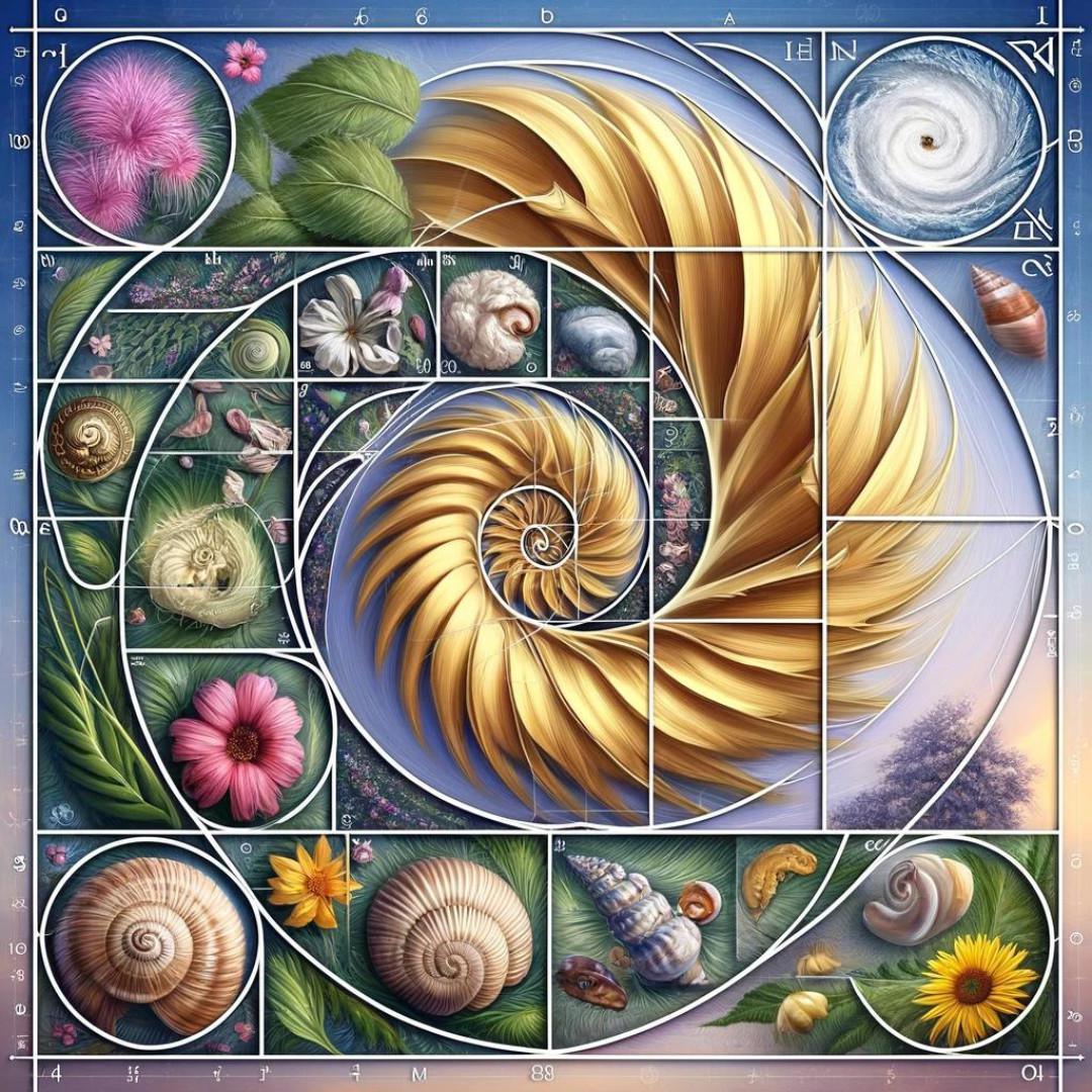 Spirale de Fibonacci : modèle de beauté naturelle