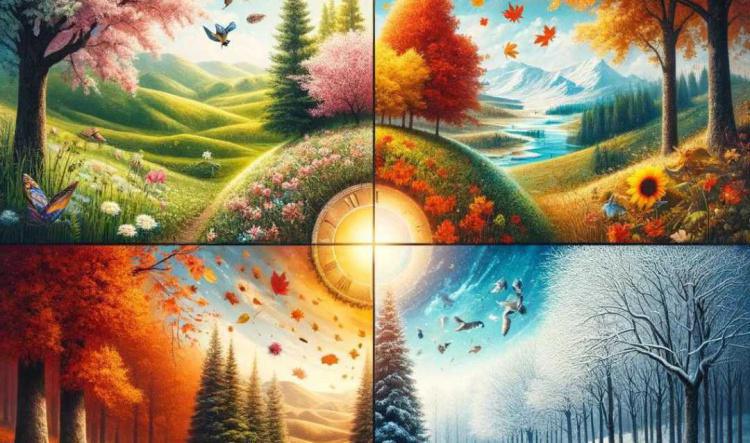 4 saisons qui rythment la nature