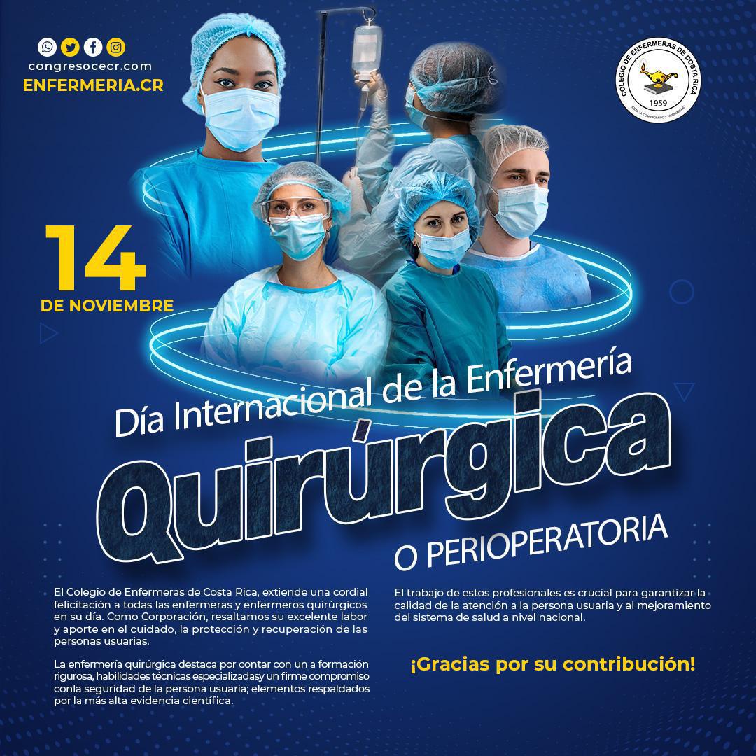 14 de Noviembre: Día internacional de la Enfermería Perioperatoria