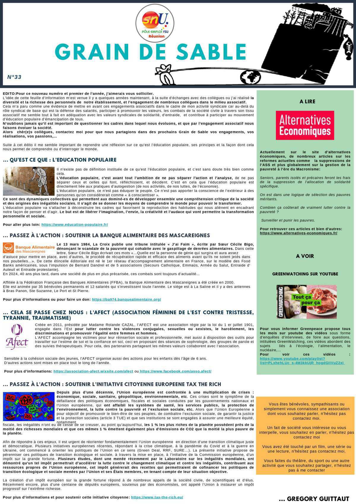 Grain de Sable N°34 Grain de Sable N°34