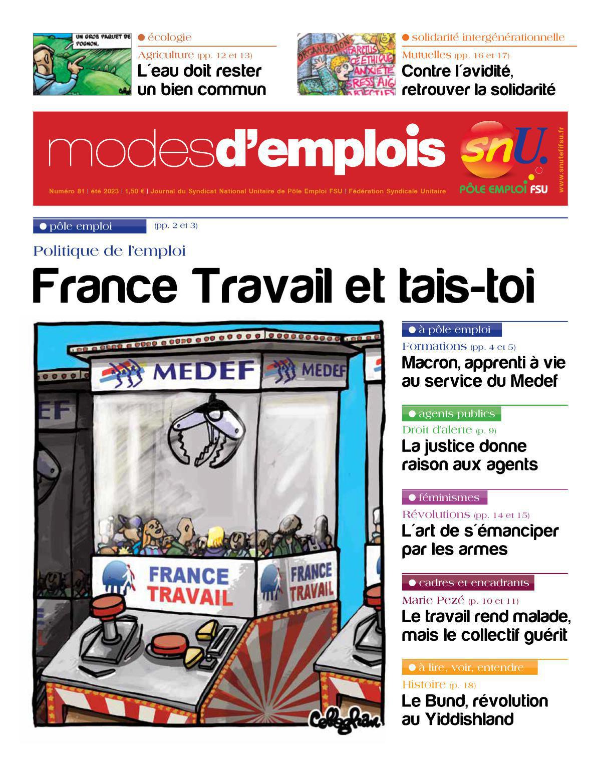 Modes d’emplois 81 - France Travail et tais toi ! Modes d’emplois 81 - France Travail et tais toi !