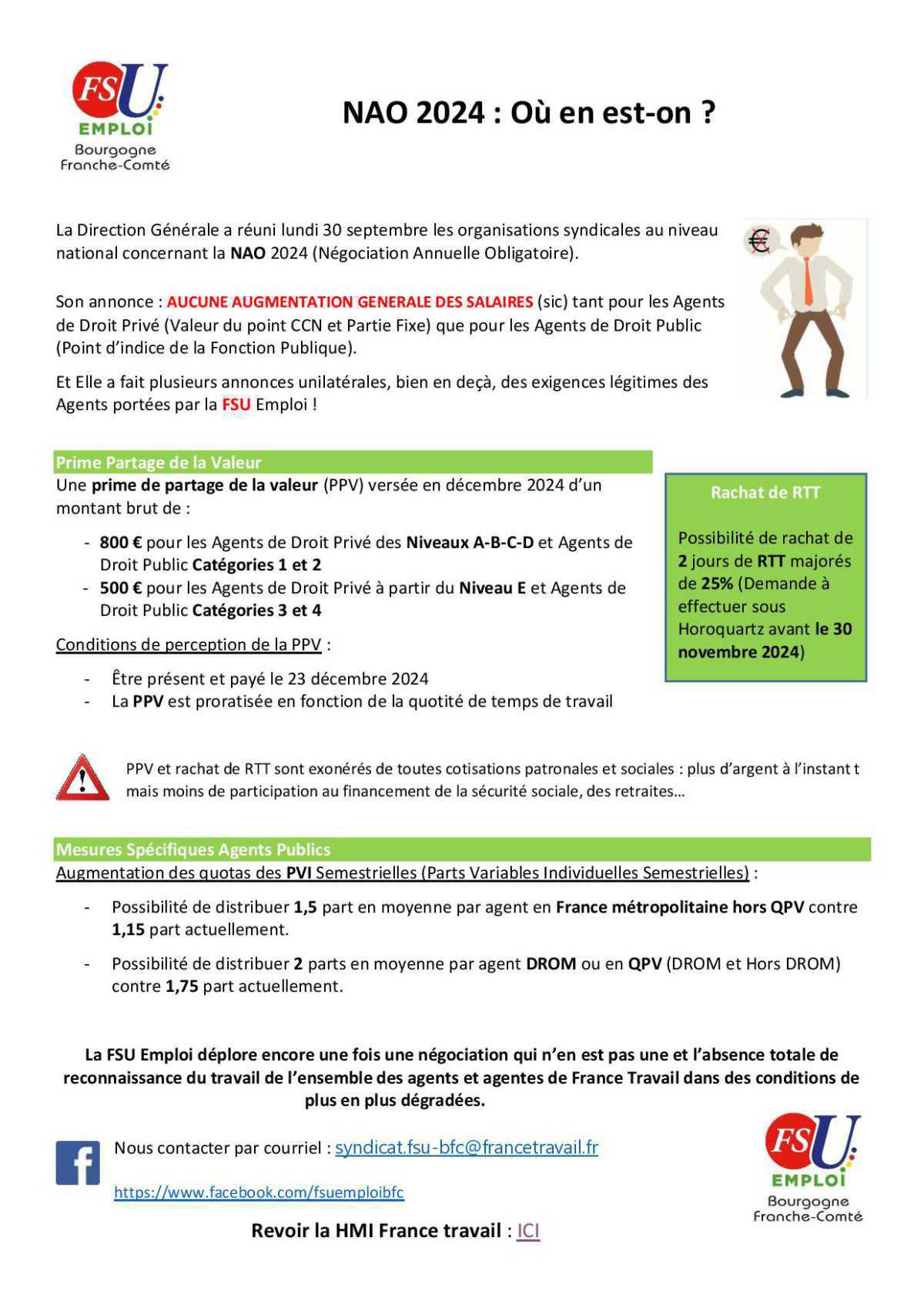 NAO 2024 : Où en est-on ? NAO 2024 : Où en est-on ?