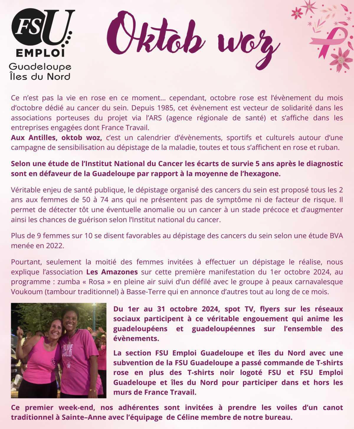 Oktob woz en Guadeloupe Oktob woz en Guadeloupe