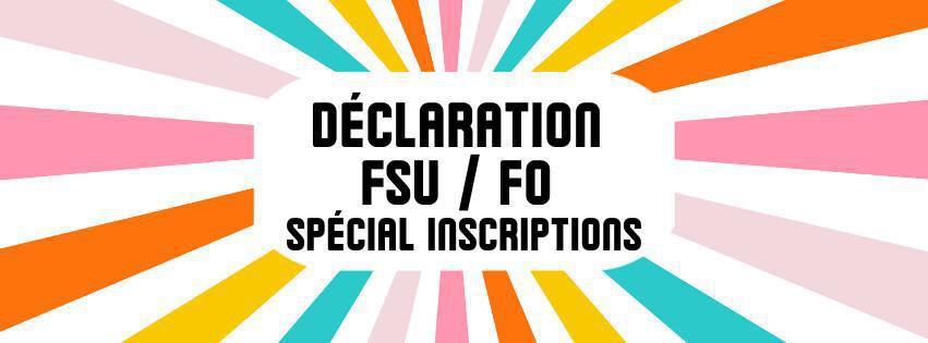 Déclaration commune FSU Emploi et FO au CSEC du 22 octobre 2024 relatif à la consultation sur évolution du processus d’inscription au contrat d’engagement au sein de France Travail Déclaration commune FSU Emploi et FO au CSEC du 22 octobre 2024 relatif à la consultation sur évolution du processus d’inscription au contrat d’engagement au sein de France Travail